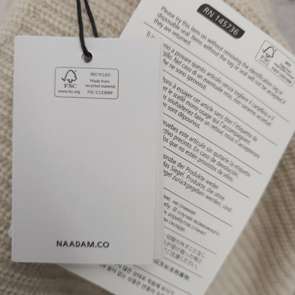NAADAM Cream Off-the-Shoulder Sweater - Picture 5 of 9